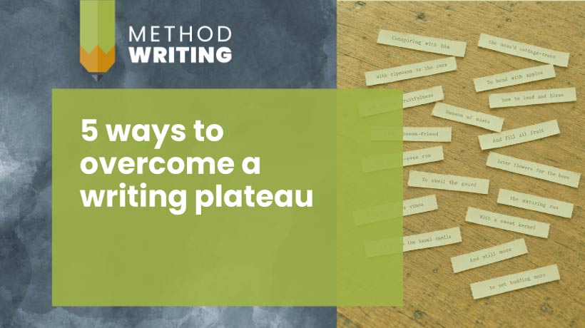 how to overcome writing plateau